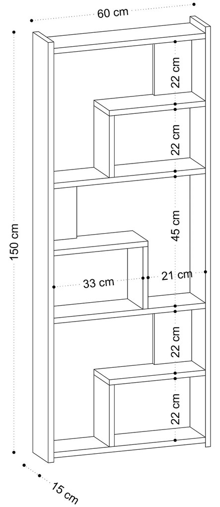 Regál Meggie (tölgy). 1073384
