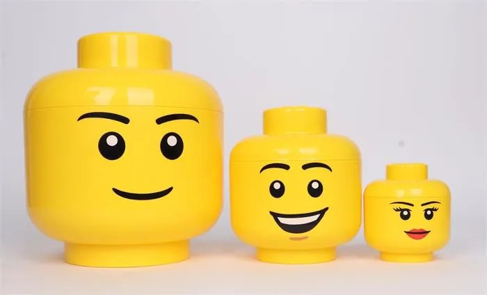 Tárolódoboz, mini, LEGO, Girl (L40331725)