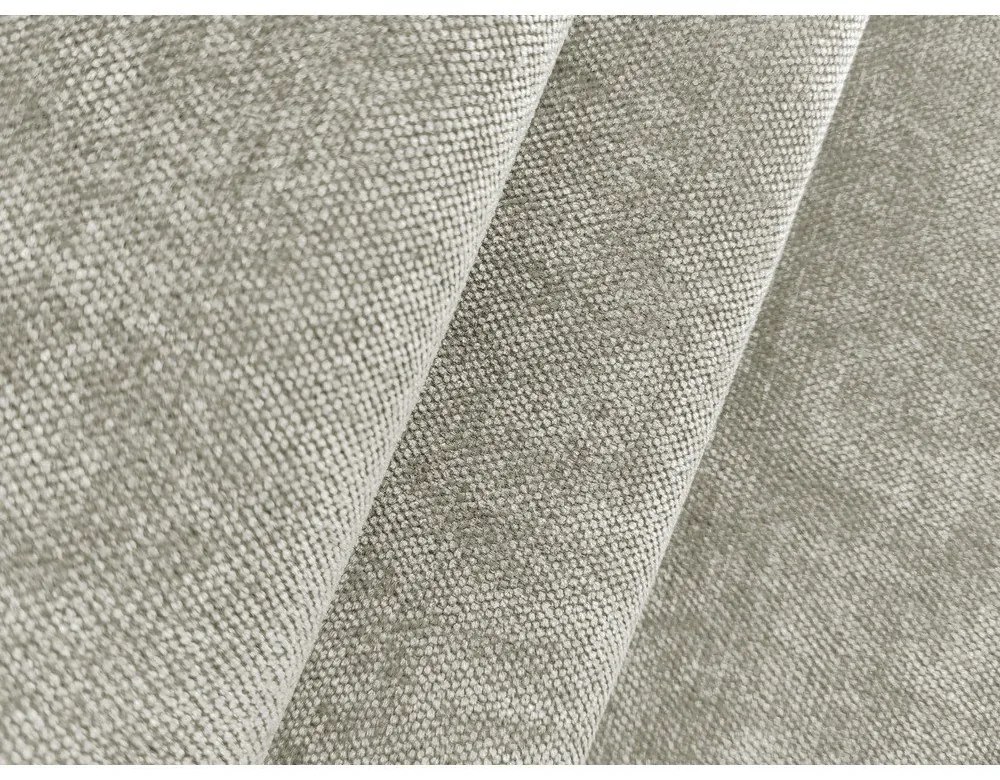 Krémszínű zsenília kinyitható-tárolóhelyes sarokkanapé (U alakú) Lilo – Makamii