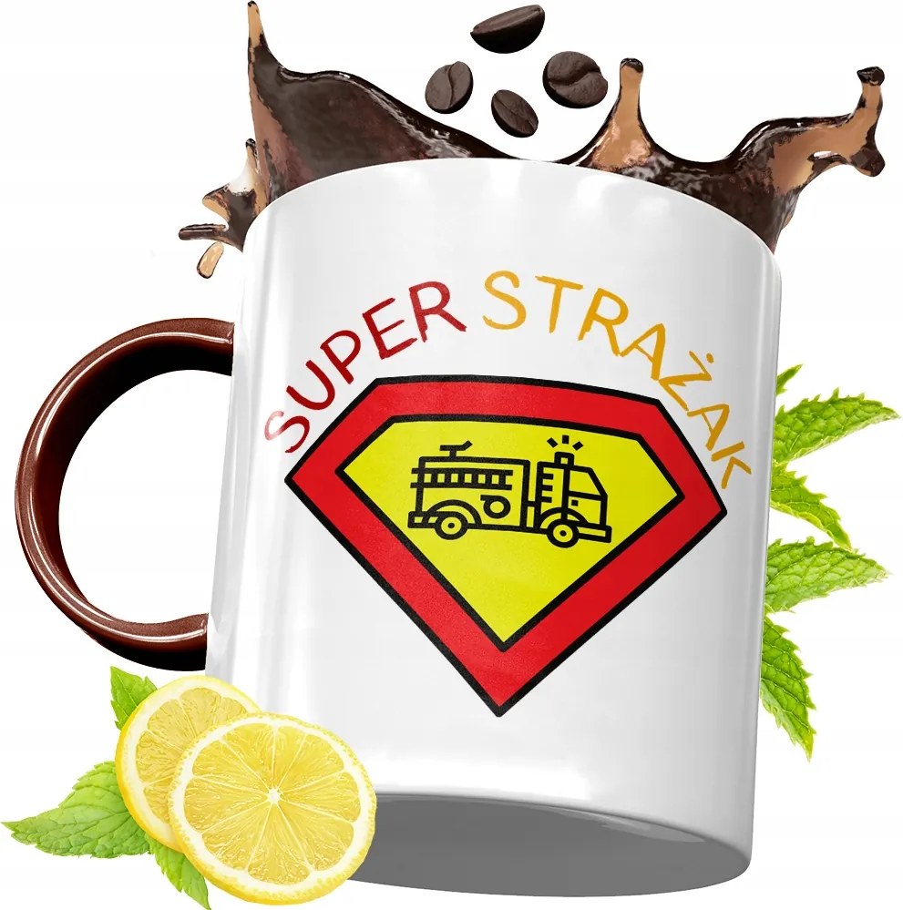 Bordó Bögre Tűzoltónak Születésnapi Ajándék fényképes nyomattal