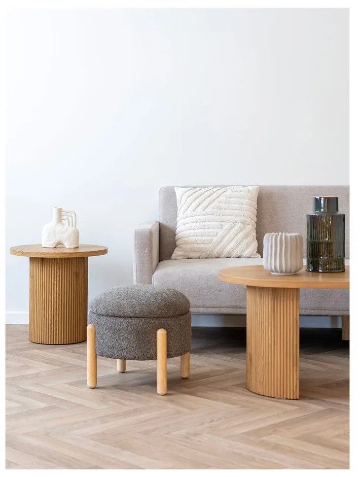 Barna buklé lábtartó Medas – House Nordic