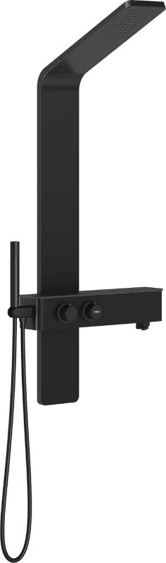 Mexen Strit zuhanypanel, fekete - 7625-02-70