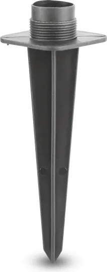 Brilagi - Kültéri lámpa 2 db SCHUKO aljzattal 1xE14/15W/230V IP44 fekete