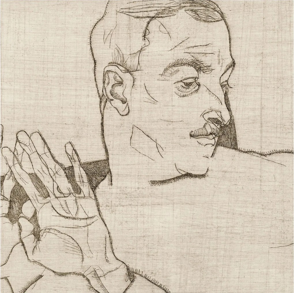 Divatos 3D Fali Tapéta Kifejező figura 250x250 Ragasztóval