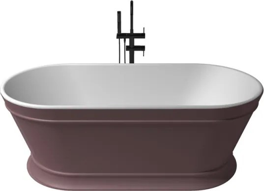 Heritage szabadonálló kád_80x170_Rosa Metallic/Blanco Mate