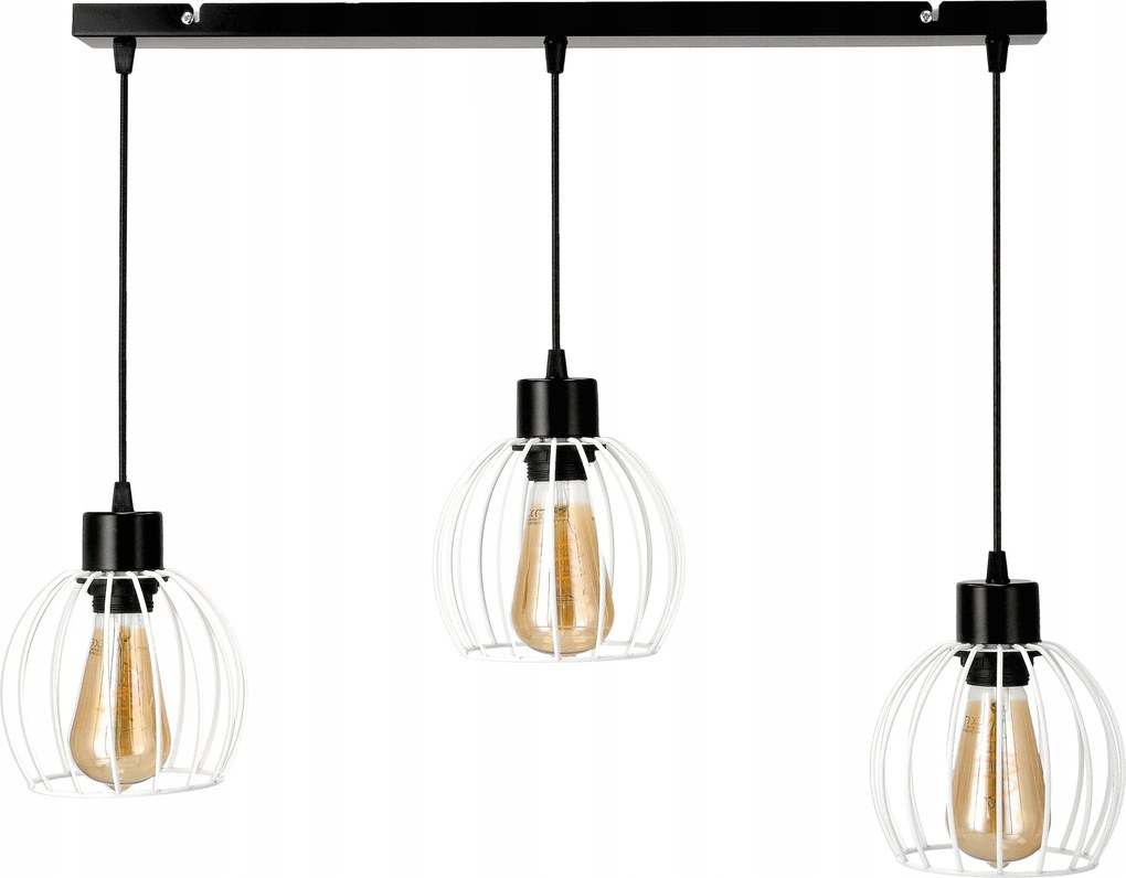 Függő lámpa Led csillár Drót Gömb 3XE27