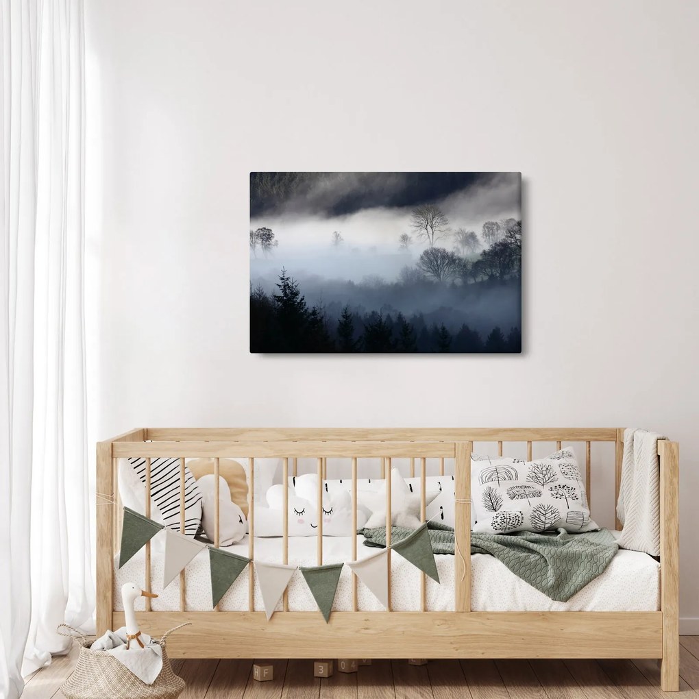 A köd képe az erdő felett (90x60 cm)