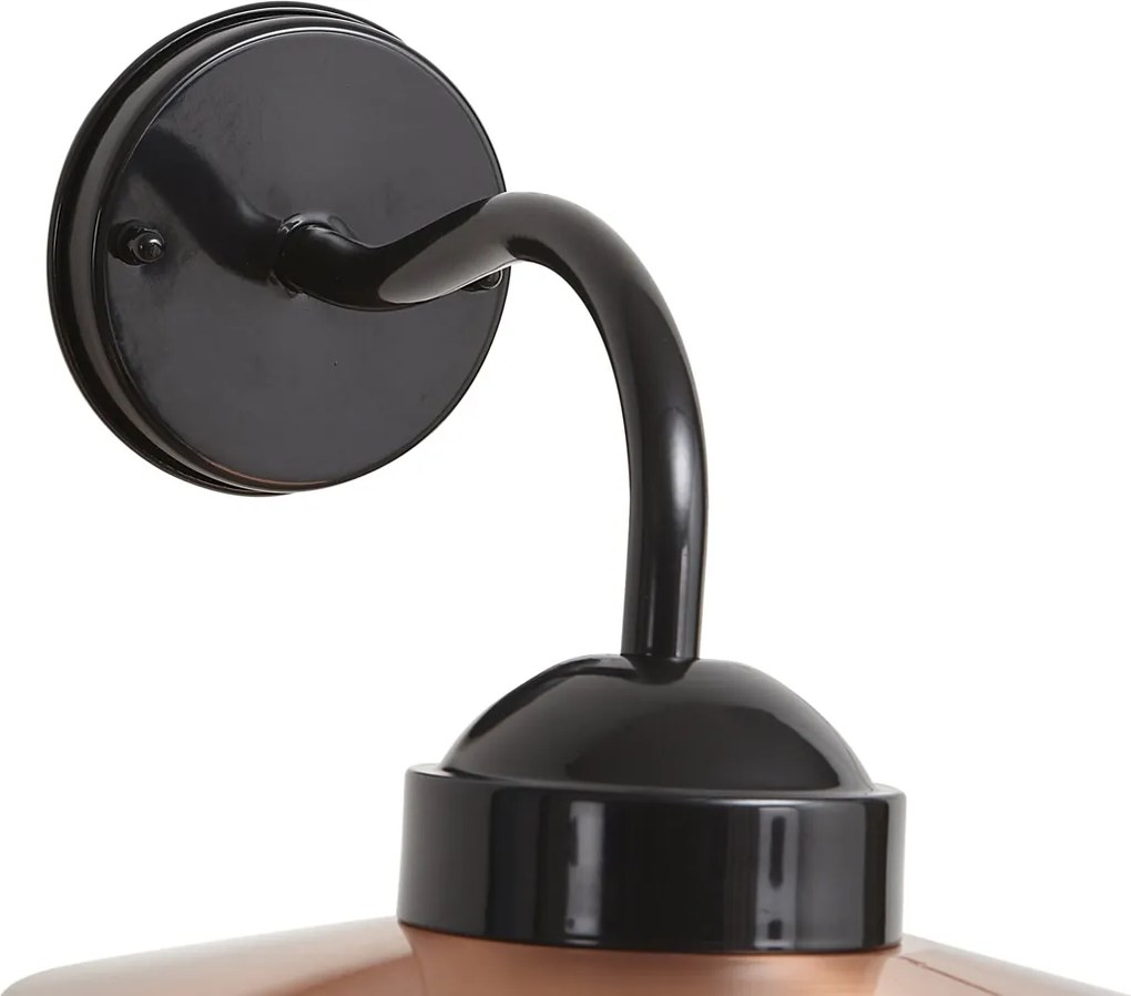 Kültéri fali lámpa fekete rézzel IP44 - Munich