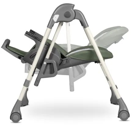 Lionelo - LAURICE gyerek étkezőszék, olívazöld