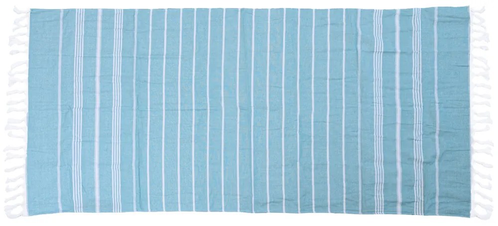 Strandtörölköző FARAO 90 x 180 cm, türkiz