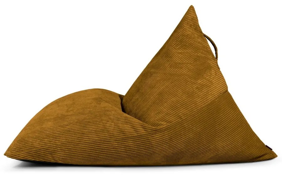 Mustársárga kordbársony babzsákfotel Razzmatazz – SLOWDOWN