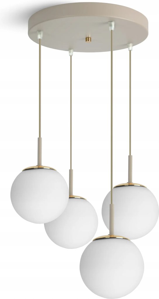 Mennyezeti lámpa Csillár Plafon Bézs Szürke Beige G9 Led 564-EZ4 Asztal fölé