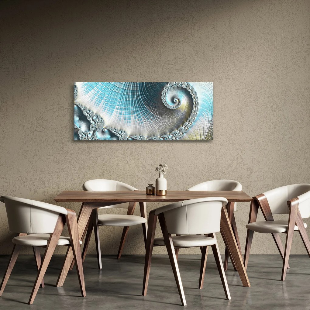 Egy texturált spirál képe (120x50 cm)