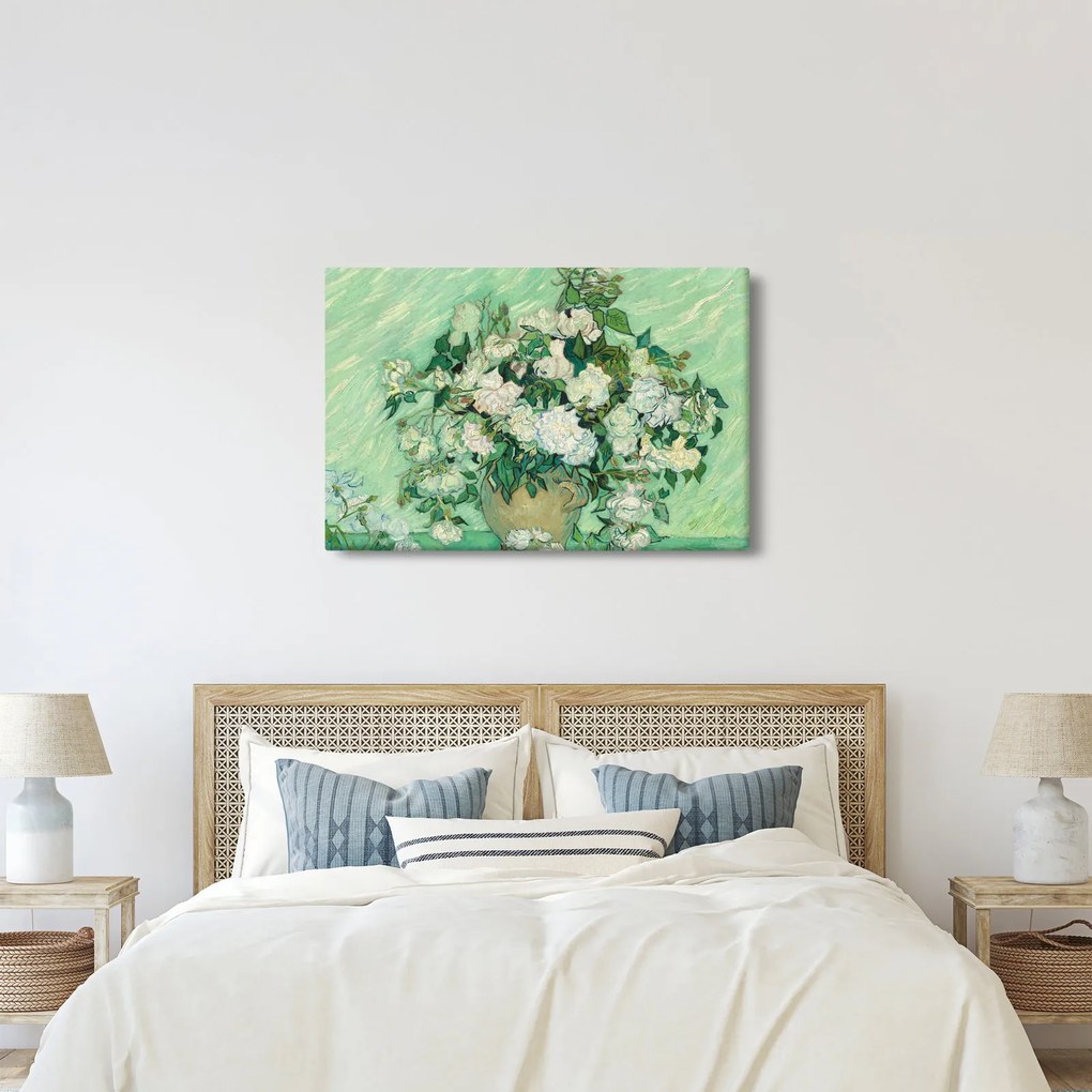 Kép - Vincent van Gogh, Roses, reprodukciók (90x60 cm)