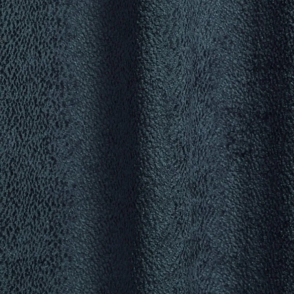 Kék buklé kinyitható-tárolóhelyes sarokkanapé (bal oldali-heverő résszel) Felro – ELTAP