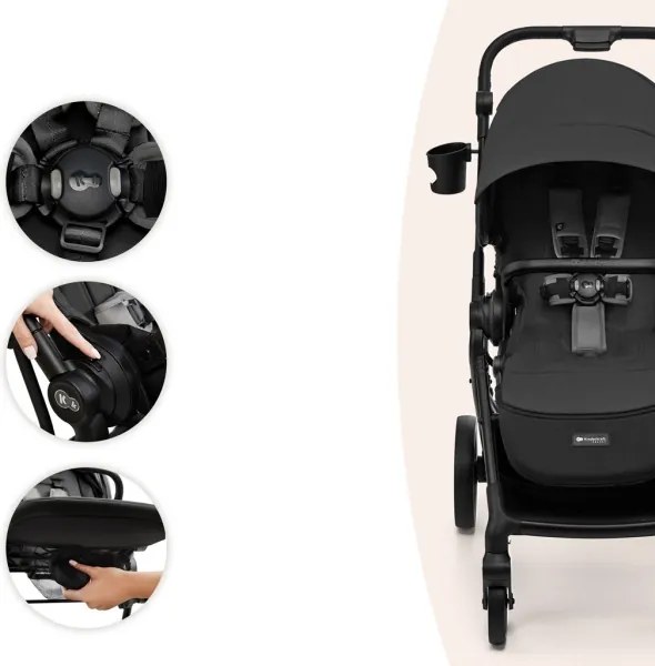 KINDERKRAFT SELECT - YOXI sport babakocsi Moonlight szürke