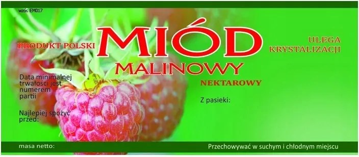 Mézcímke Málna EM017 kicsi