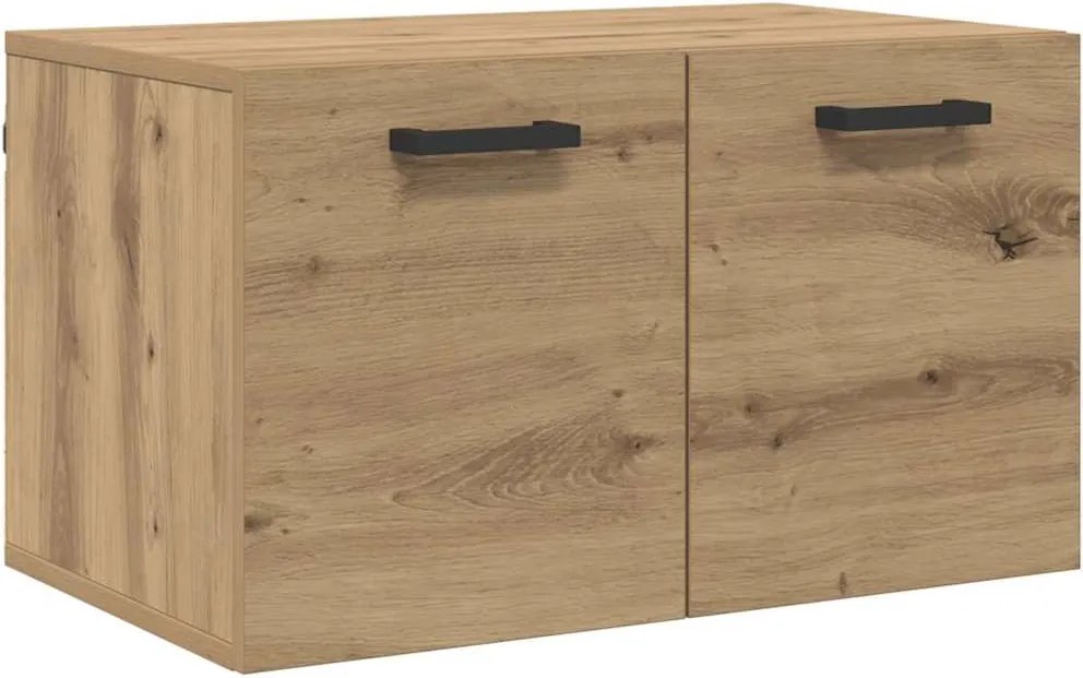 vidaXL Fali szekrény Artisan tölgy 60 x 36,5 x 35 cm Faanyag