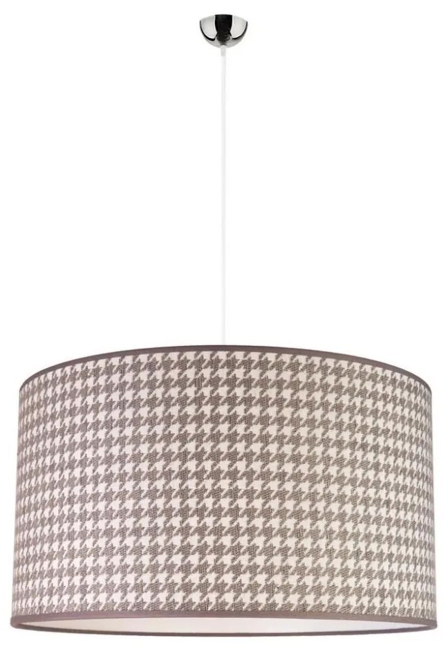 Duolla - Csillár zsinóron KENT 1xE27/40W/230V átm. 45 cm szürke 80573