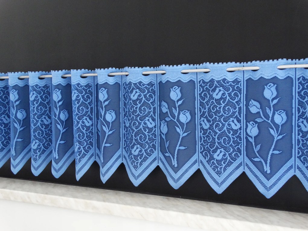 Mg Irigység Panel jacquard Kék 1034 150x40cm Kész M