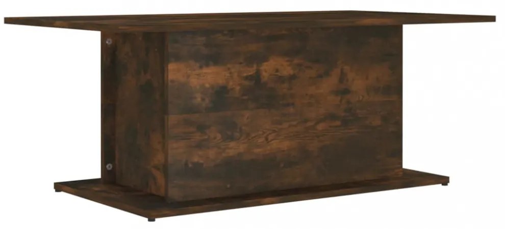 füstös tölgy színű fatermék dohányzóasztal 102x55,5x40 cm