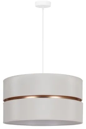 Duolla - Csillár zsinóron DUO 1xE27/15W/230V átm. 40 cm krémes/arany