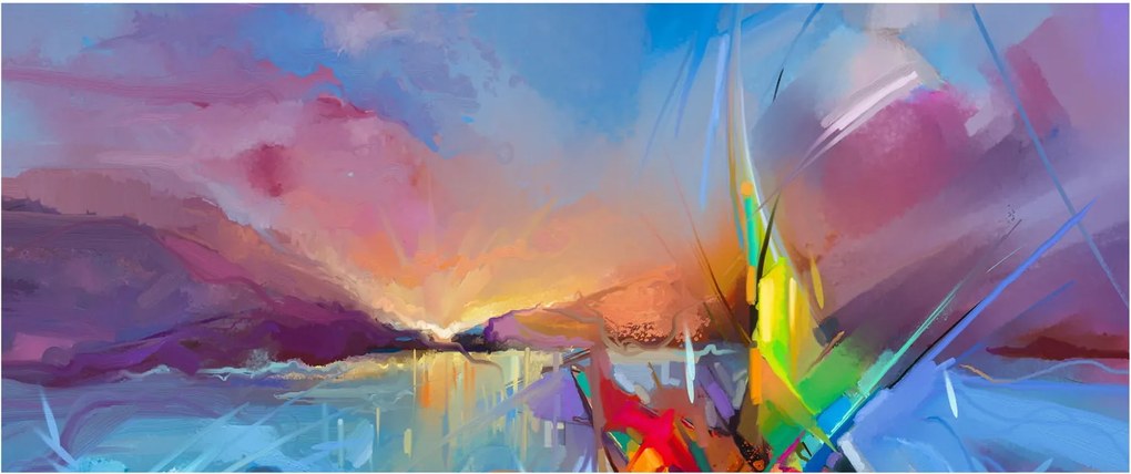 Kép - Naplemente (120x50 cm)