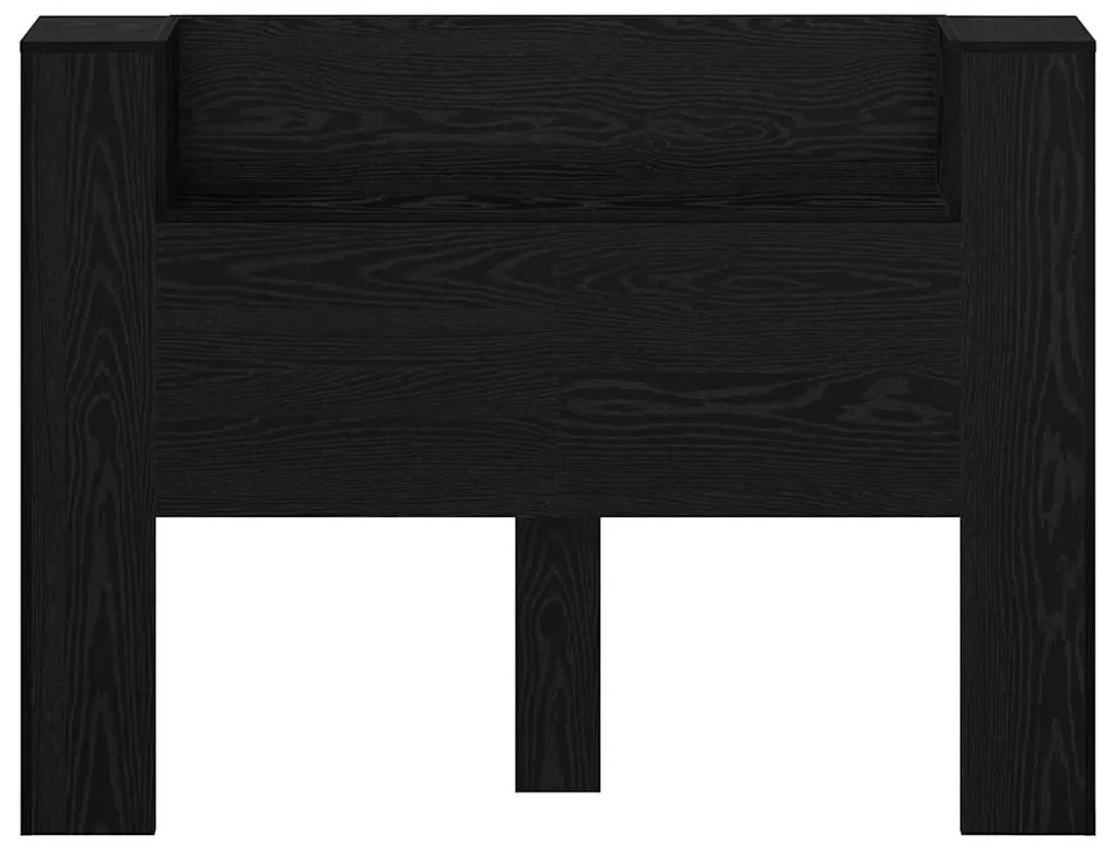 Fejtámla polcokkal Fekete tölgy 140 x 17 x 104,5 cm Faanyag