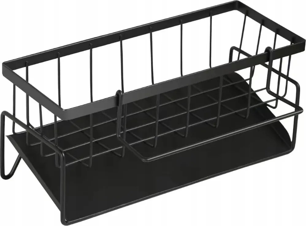 Konyhai rendszerező ViWaVee Fekete matt, Szivacs csepegtető és Folyadék Anti-Rozsda