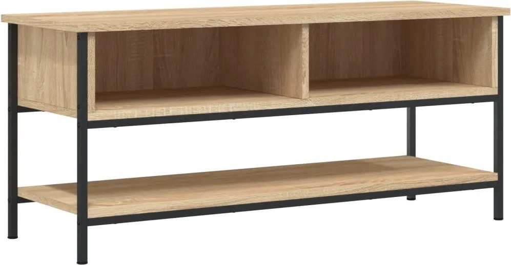 vidaXL sonoma tölgyfa TV-szekrény 100 x 35 x 45 cm rétegelt fából