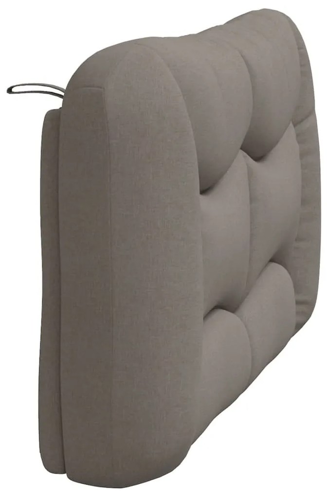 tópszínű szövet fejtámla párna 120 cm