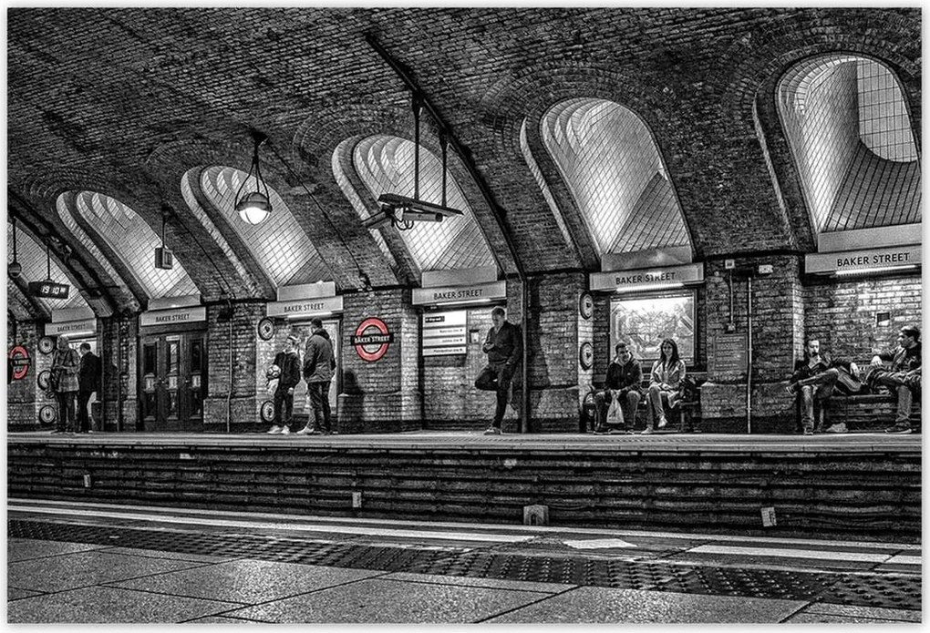 Poszterek 185x125 Baker street London Metro