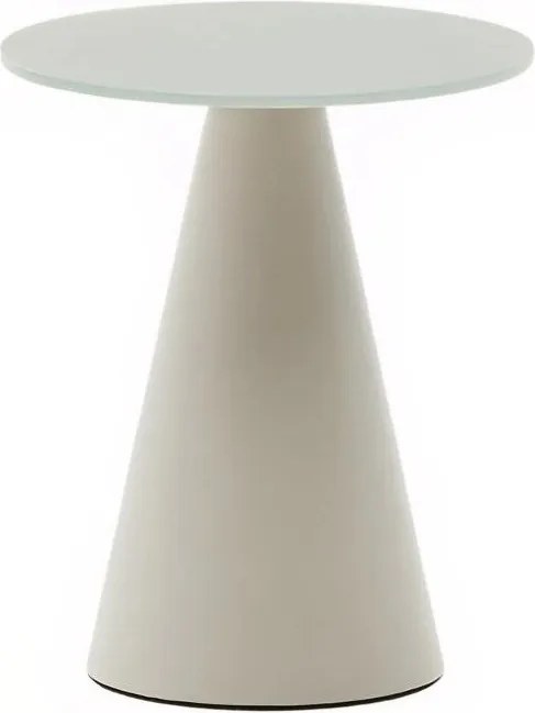 Kerek tárolóasztal üveg asztallappal ø 35 cm Wilshire – Kave Home