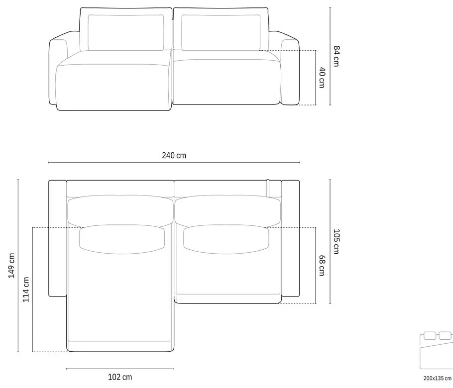 Bézs bársony kinyitható tárolóhelyes sarokkanapé Belfast – Cosmopolitan Design