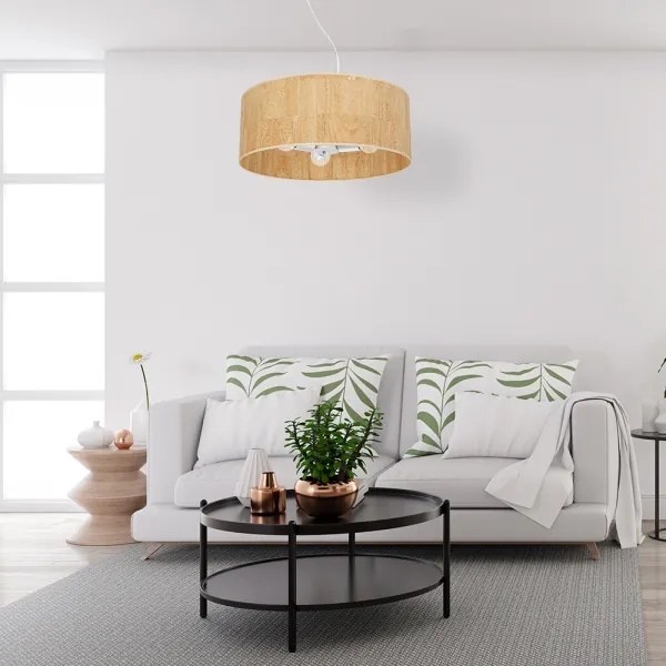 Csillár zsinóron CORK 3xE27/60W/230V