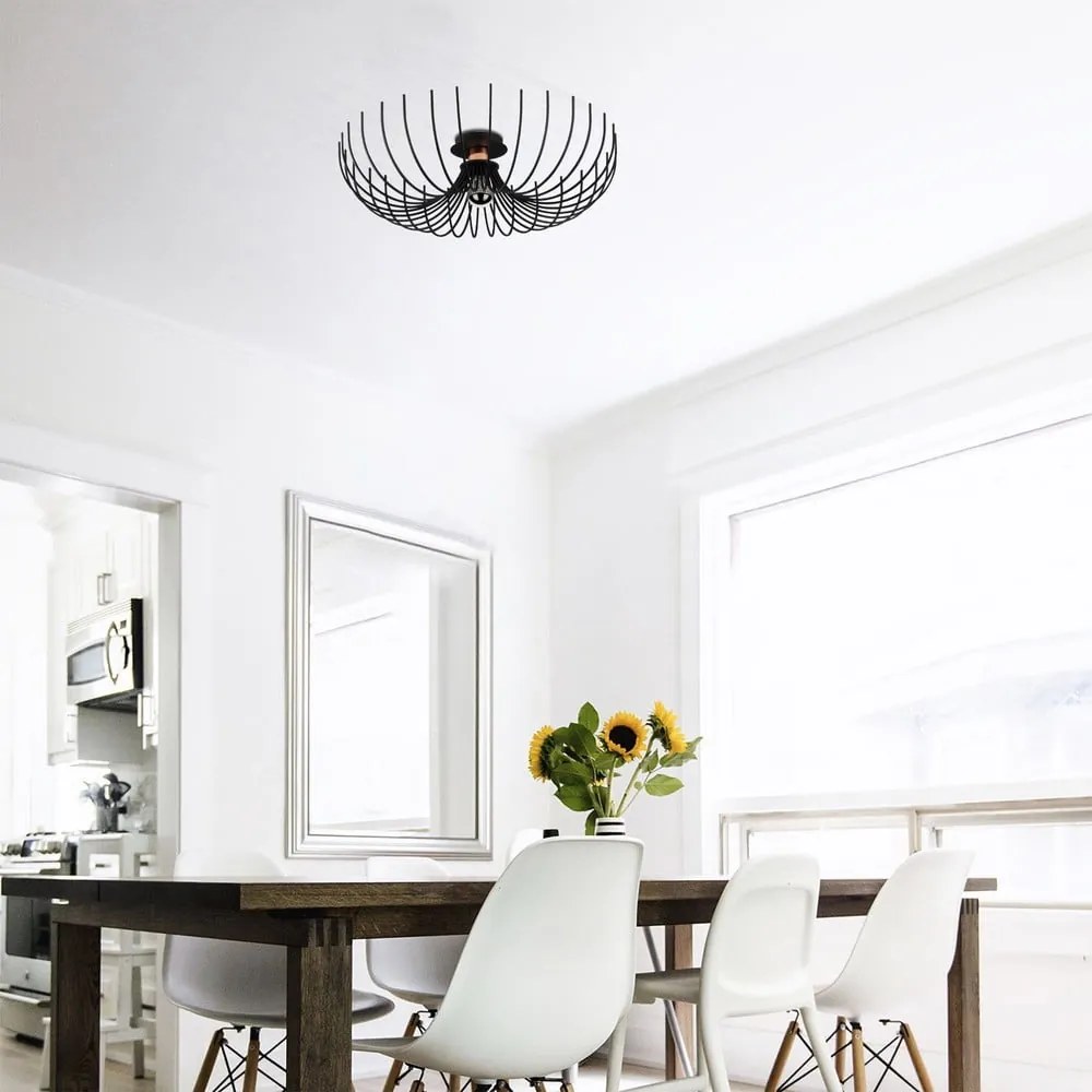 Aspendos fekete mennyezeti lámpa, ø 56 cm - Opviq lights