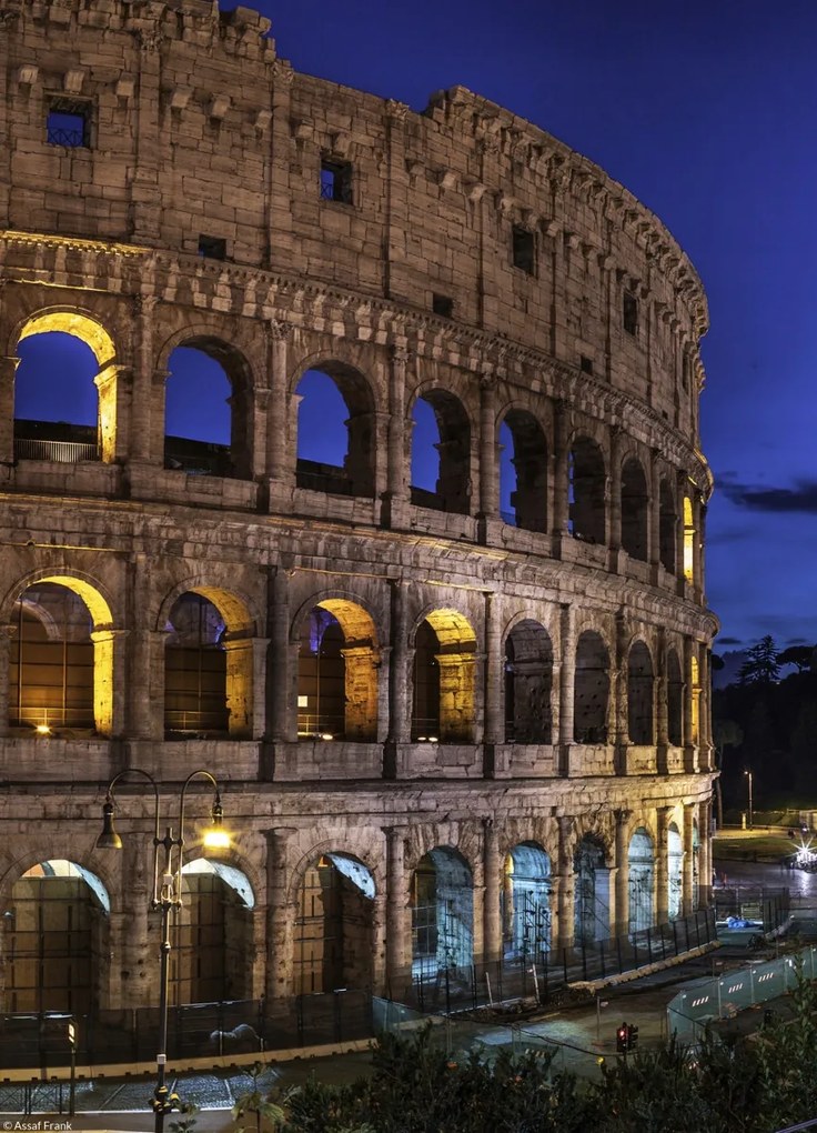 Poszter 20,5x28,4cm Híres római Colosseum 2, Assaf Frank