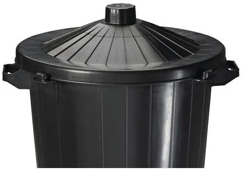 Manutan Expert Műanyag kuka Manutan Black, térfogat 80 l%