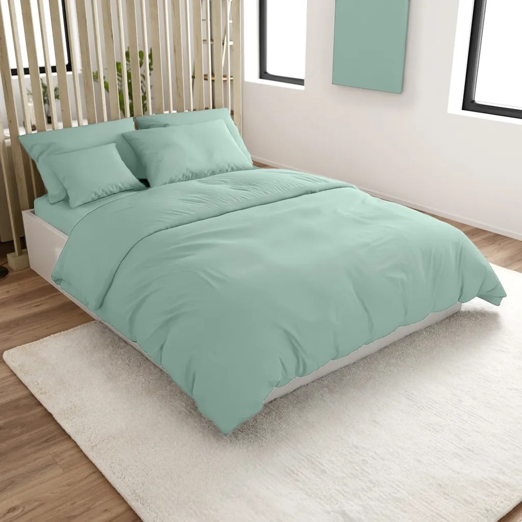 Pamut ágyneműhuzat LUX mentás szállodai zseb Ágyneműhuzat mérete: 70 x 90 cm | 140 x 200 cm