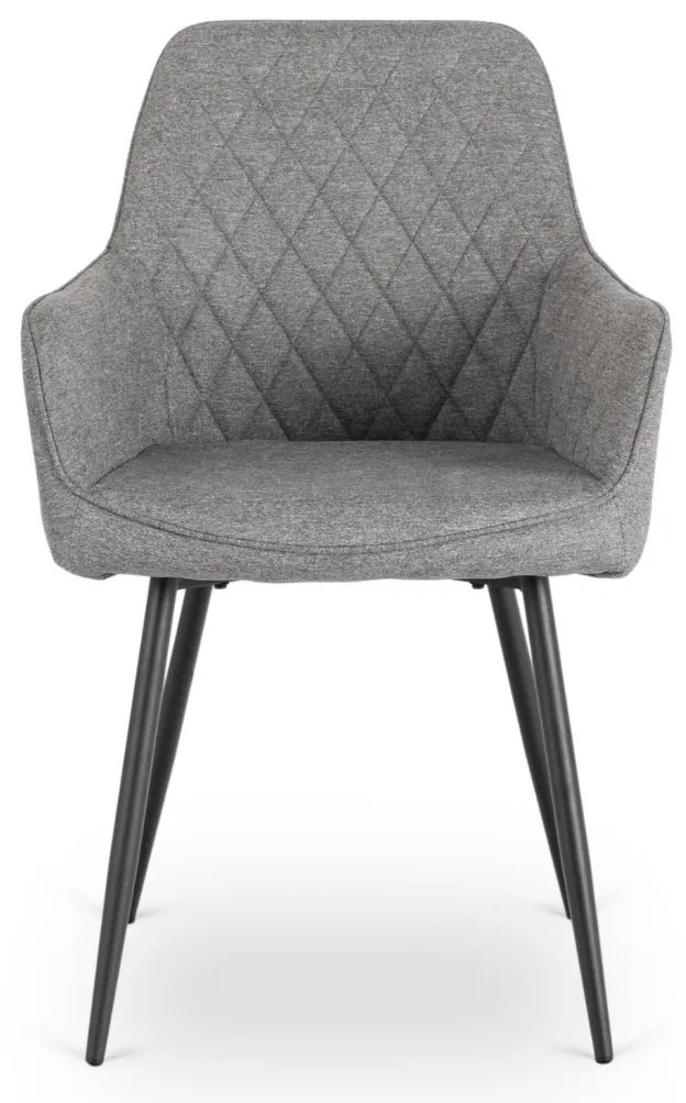 Elegáns Karosszék Szürke Színben.BRESSO 2