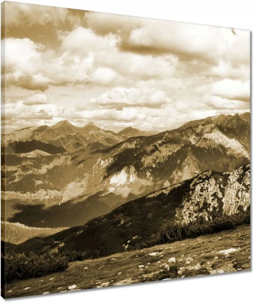 Vászonkép 60x60 Tátra Lengyel hegyek Kilátás