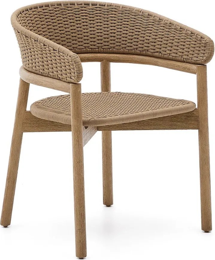 Natúr színű tömörfa kerti szék Arinella – Kave Home