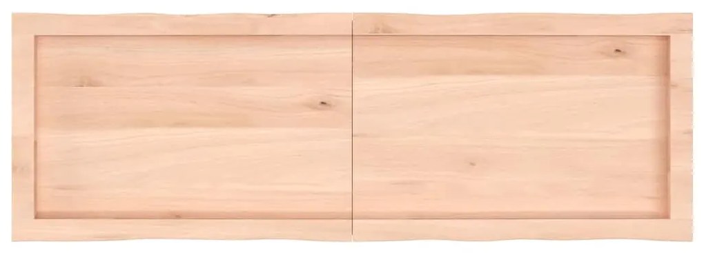 kezeletlen tömör fa asztallap 140x60x(2-6) cm