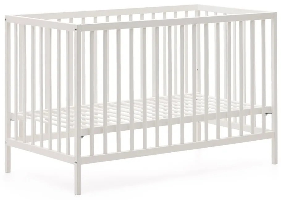 Fehér bükkfa babaágy 60x120 cm Shantal – Kave Home