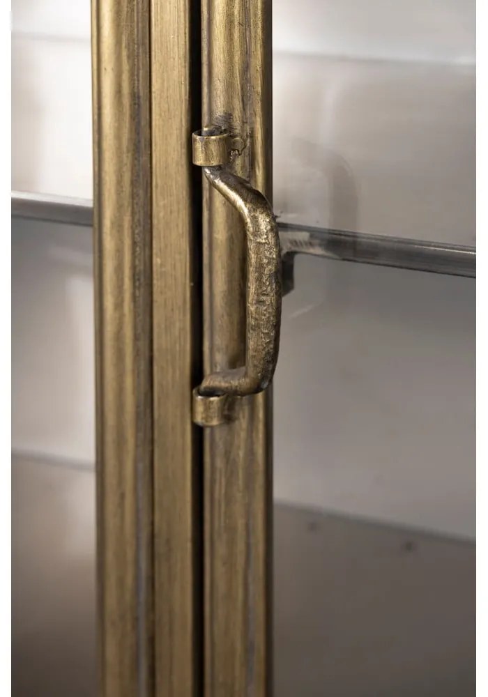 Aranyszínű fém tálalószekrény 100x80x38,5 cm Gertlush – Dutchbone