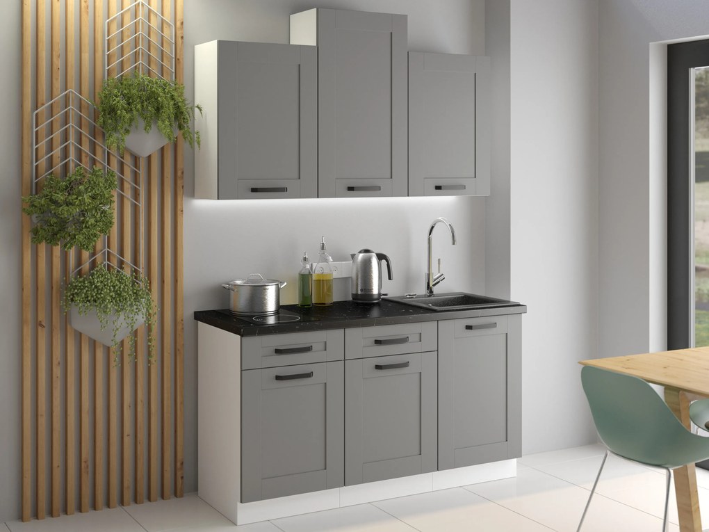 Felső konyhaszekrény Lucid 60 GU 36 1F (dustgrey + fehér). Akció -6%. 1045548