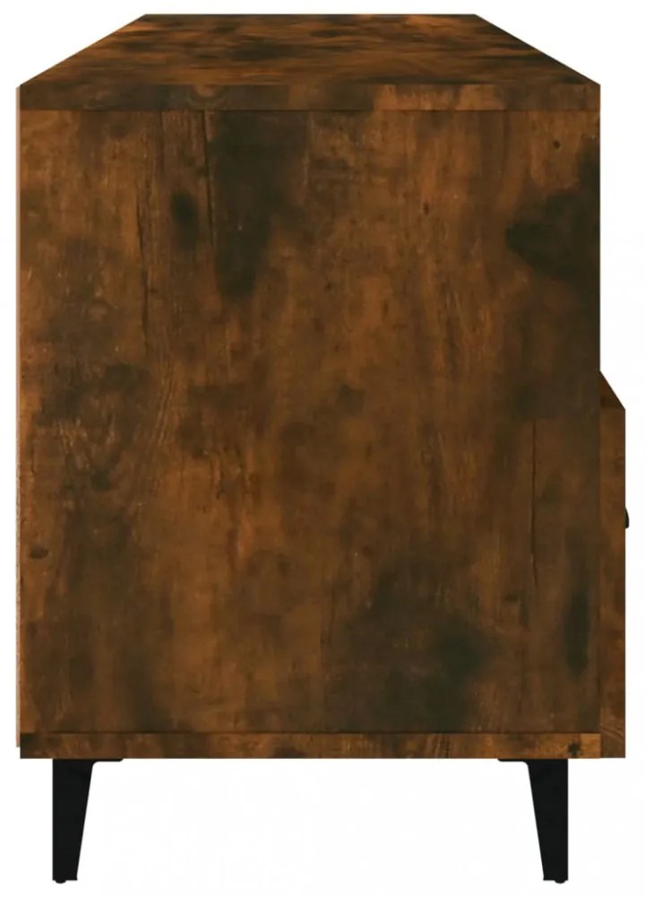 füstös tölgy színű szerelt fa TV-szekrény 102 x 35 x 50 cm