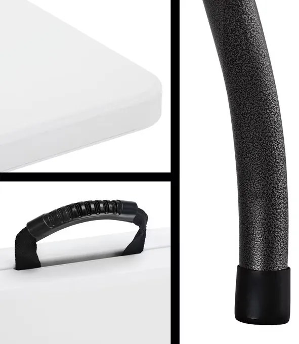 Casaria® Sörkészlet 183 cm - fehér