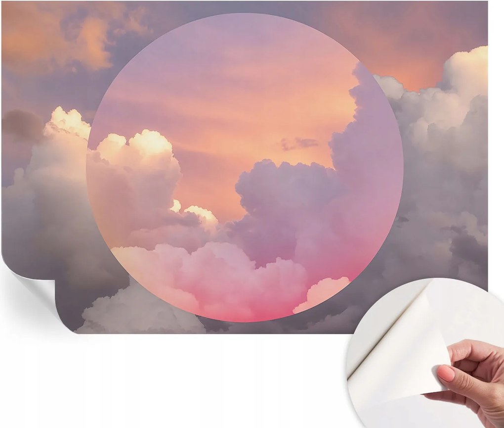Design fali fotótapéta öntapadós éteri felhők 152x104 cm