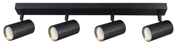 spotlámpa NICEA 4xGU10/10W/230V fekete